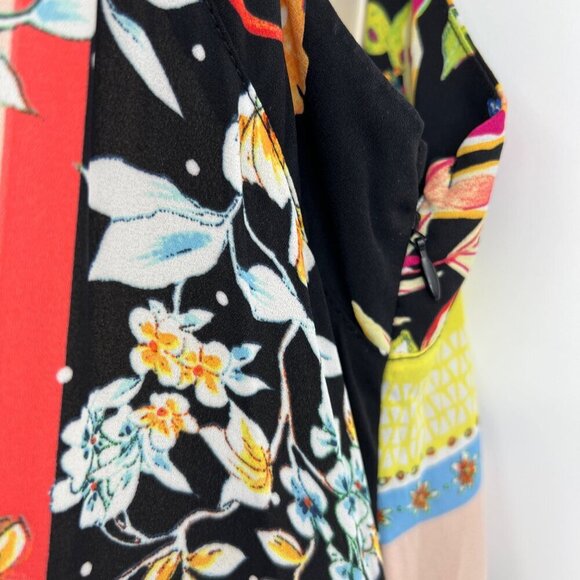 Soho Jeans NY & Co. Dress Asymmetrical Multimedia Mini Size Large - Picture 4 of 14